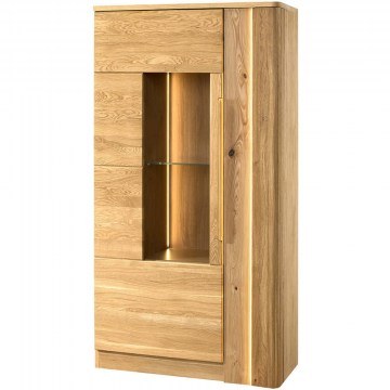 Showcase With Led Light Mayfair III 162814809 98x43x161cm Natural