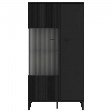 Βιτρίνα Saka Mini 162908489 87x40x158cm Black