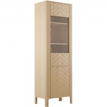 Βιτρίνα Με Φως Led Malumi 163063709 60x41x198cm Natural
