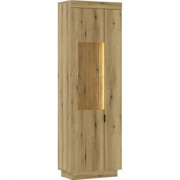 Βιτρίνα Με Φως Toneel I L 162673509 62,2x39,6x197,8cm Oak