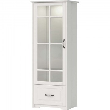 Βιτρίνα Με Φως Led Toscana 161587119 69x49x201cm White