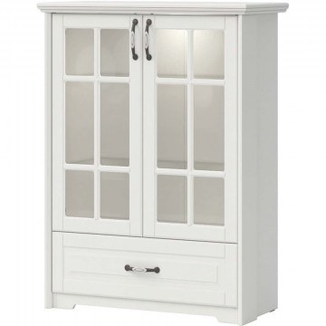 Βιτρίνα Με Φως Led Toscana 161587069 101x49x128cm White
