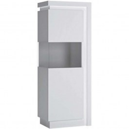 Βιτρίνα Με Φως Led Lynx L 162286019 59,7x42x164,1cm White WHITE