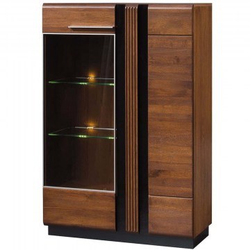 Βιτρίνα Morty Mini 16627269 95x42x145cm Brown