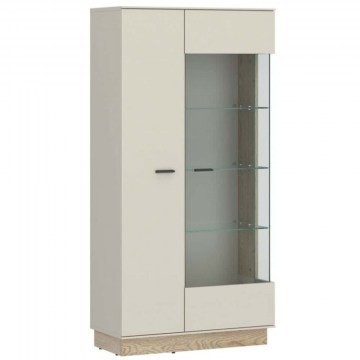 Βιτρίνα Angolo 162908729 75x40x150cm Cashmere