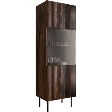 Βιτρίνα Tacos 162781719 60x40x183cm Brown