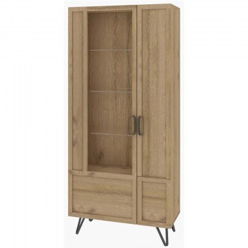 Showcase Molbo 162486129 95x42x200cm Natural