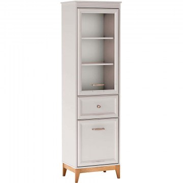 Βιτρίνα Wind 163060129 55x41x193cm Cashmere-Natural