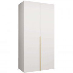 Double-Leaf Wardrobe Alicante 163055199 100x52x202cm White-Gold