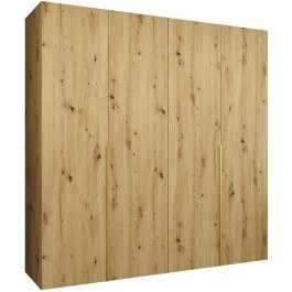 Four-Leaf Wardrobe Alicante 163055489 200x52x202cm Natural-Gold NATURAL