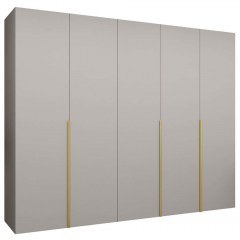 Ντουλάπα Πεντάφυλλη Alicante 163055639 250x52x202cm Cashmere-Gold