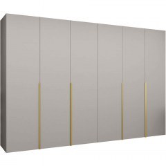 Six-Leaf Wardrobe Alicante 163055769 300x52x202cm Cashmere-Gold