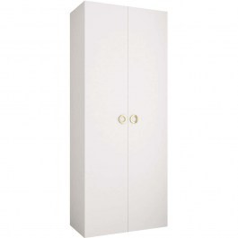 Double-Leaf Wardrobe Como I 163055839 100x52x246cm White-Gold WHITE