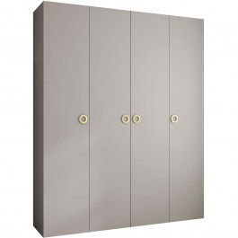 Ντουλάπα Τετράφυλλη Como I 163056099 200x52x246cm Cashmere-Gold CASHMERE