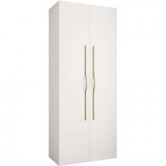 Double-Leaf Wardrobe Como II 163056149 100x52x246cm White-Gold