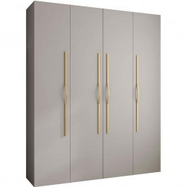 Four-Leaf Wardrobe Como II 163056419 200x52x246cm Cashmere-Gold CASHMERE