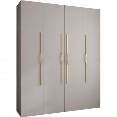 Ντουλάπα Τετράφυλλη Como II 163056419 200x52x246cm Cashmere-Gold