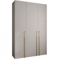 Three-Leaf Wardrobe Como III 163056649 160x52x246cm Cashmere-Gold
