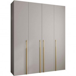 Four-Leaf Wardrobe Como III 163056789 200x52x246cm Cashmere-Gold CASHMERE