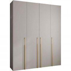 Ντουλάπα Τετράφυλλη Como III 163056789 200x52x246cm Cashmere-Gold