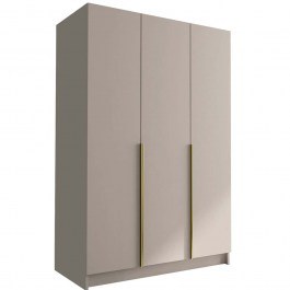 Three-Leaf Wardrobe Calia I 162786529 150x58x215cm Grey-Gold GREY