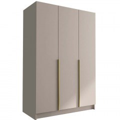 Three-Leaf Wardrobe Calia I 162786529 150x58x215cm Grey-Gold