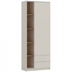 Single-Leaf Wardrobe Ember 162787849 72,8x40x205cm Natural-White