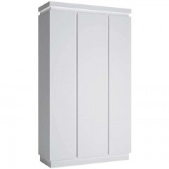 Three-Leaf Wardrobe Lynx 162286389 155,6x60x217cm White