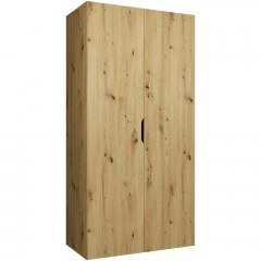 Double-Leaf Wardrobe Malaga 162903369 100x52x202cm Natural