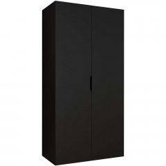 Double-Leaf Wardrobe Malaga 162903349 100x52x202cm Black