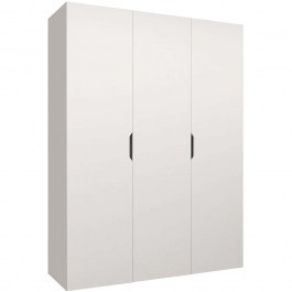 Three-Leaf Wardrobe Malaga 162903439 150x52x202cm White WHITE