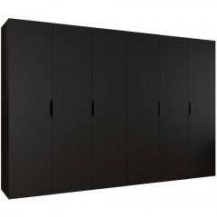 Six-Leaf Wardrobe Malaga 162903879 300x52x202cm Black