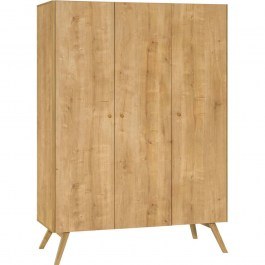 Ντουλάπα Τρίφυλλη Nature 16802259 149,5x58x207cm Natural NATURAL