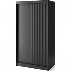 Double-Leaf Sliding Wardrobe Proco II 162738679 120x60x220cm Black