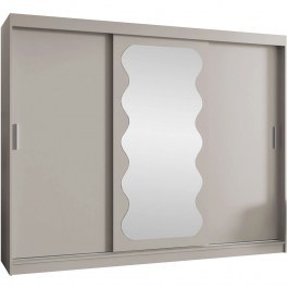 Sliding Wardrobe With Mirror Spoti 163058739 250x62x200cm Cashmere CASHMERE