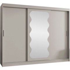 Sliding Wardrobe With Mirror Spoti 163058739 250x62x200cm Cashmere