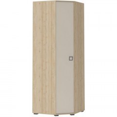 Single-Leaf Corner Wardrobe Riddle 161591889 86x86x236cm Oak-Sand