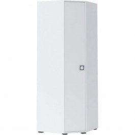Single-Leaf Corner Wardrobe Riddle 161591869 86x86x236cm White WHITE