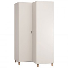 Single-Leaf Corner Wardrobe Simple 16627739 101,5x103,5x194,5cm White