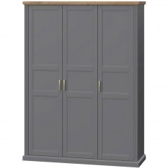 Three-Leaf Wardrobe Tahoma 162052349 181x59x227cm Anthracite