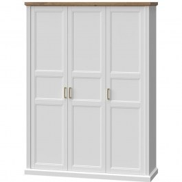 Three-Leaf Wardrobe Tahoma 162261389 181x59x227cm White WHITE