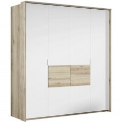 Sliding Wardrobe Panama 162446329 208x65x217cm Natural-White