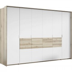Sliding Wardrobe Panama 162446509 309x65x217cm Natural-White