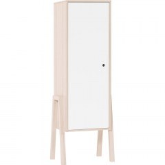 Single-Leaf Wardrobe Spot Young 16623409 49,5x40x150cm Natural-White