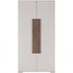 Double-Leaf Wardrobe Treviso 161280659 100x56,2x195,5cm White-Brown