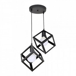 Φωτιστικό Οροφής Thora 189394 E27 35x70cm Black Megapap Black
