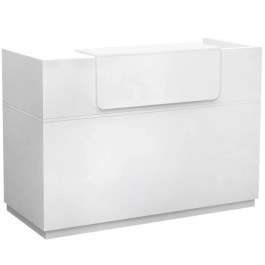 Γραφείο Reception Lemmon 0249652 160x70x110cm White WHITE