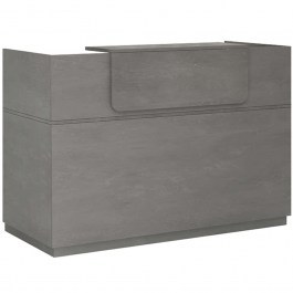 Γραφείο Reception Lemmon 0268355 160x70x110cm Grey GREY