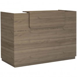 Γραφείο Reception Lemmon 0273391 160x70x110cm Walnut WALNUT
