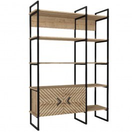 Book Case Eduardo 0228182 120x39x180cm Oak OAK